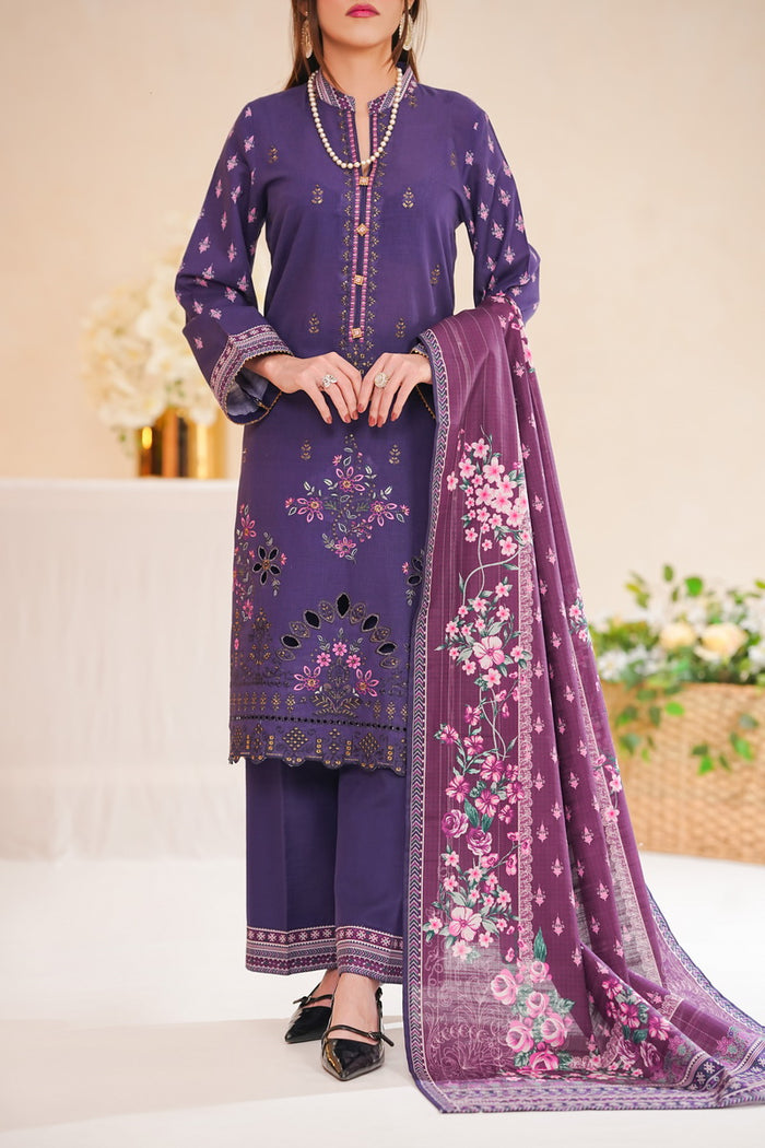 Shahkar Emb Khaddar D-014