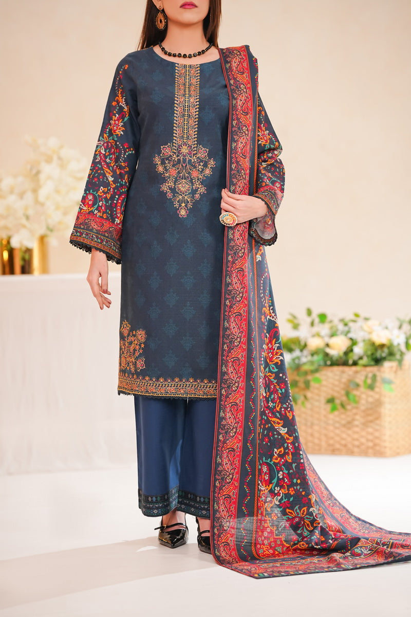 Shahkar Emb Khaddar D-011