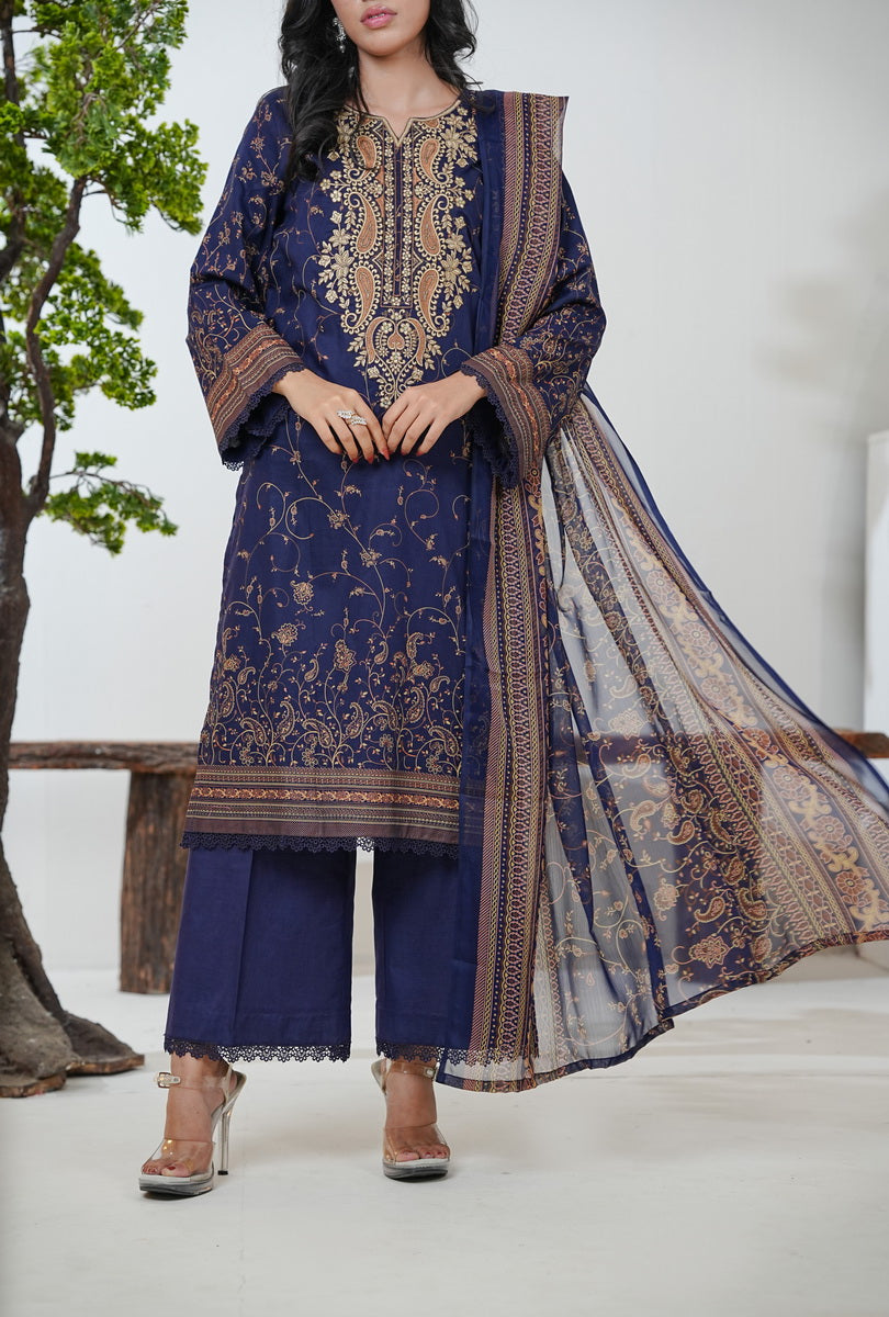 Anaya Emb Lawn D-593