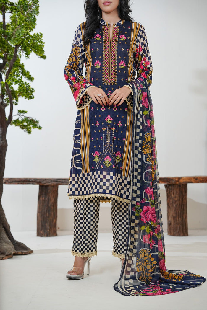 Anaya Emb Lawn D-599