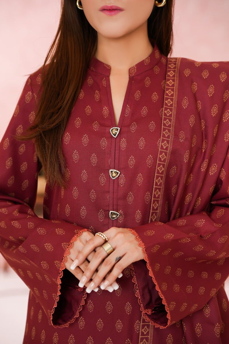 Pashmina Printed D-304-B