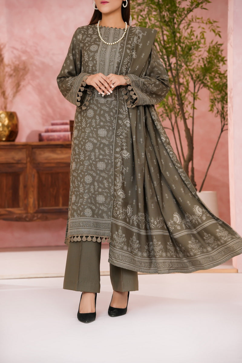 Pashmina Printed D-301-C