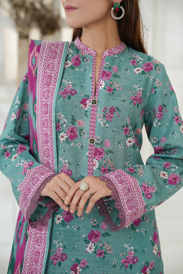Shahkar Print Khaddar D-018