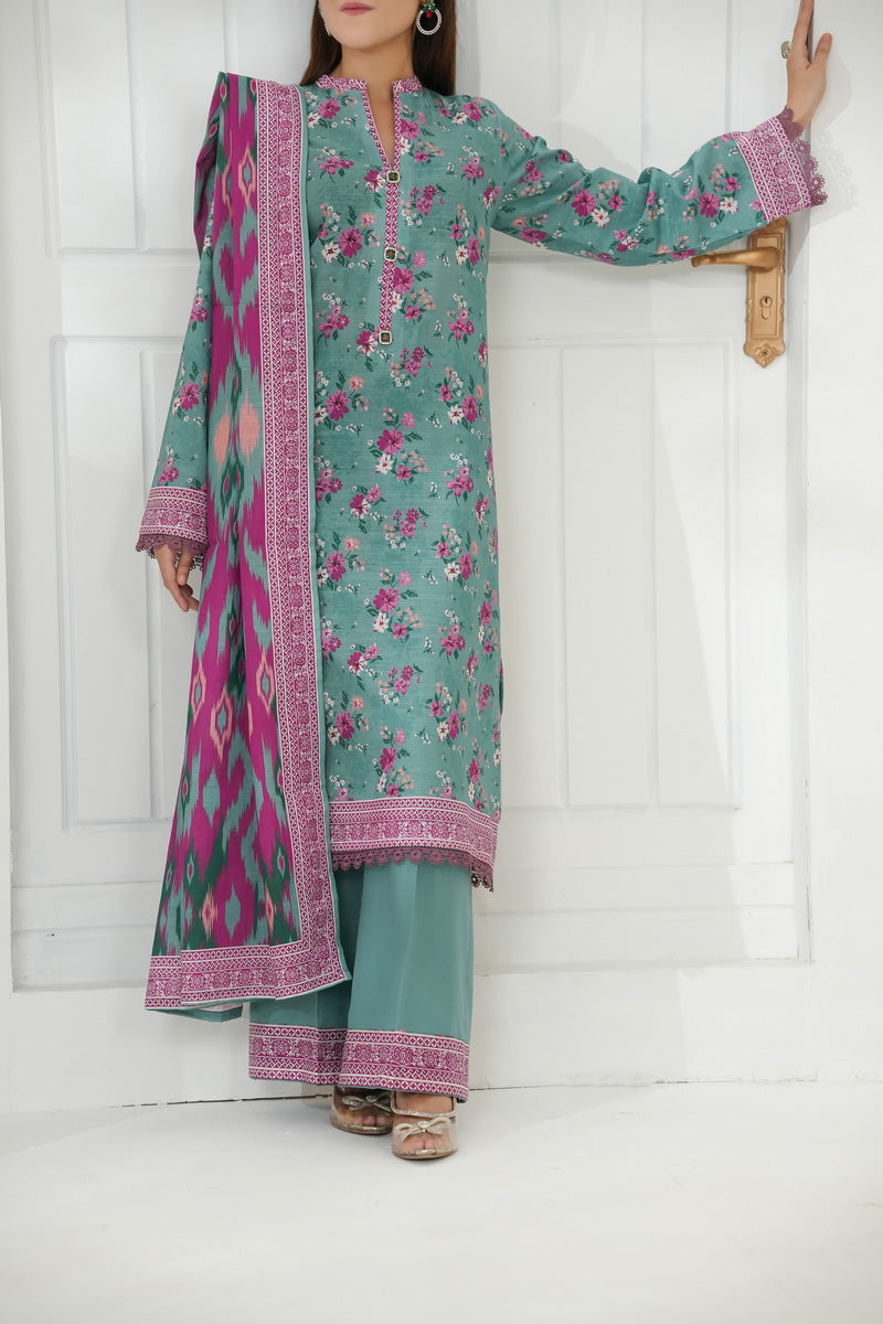 Shahkar Print Khaddar D-018
