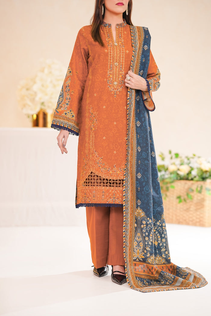 Shahkar Emb Khaddar D-013