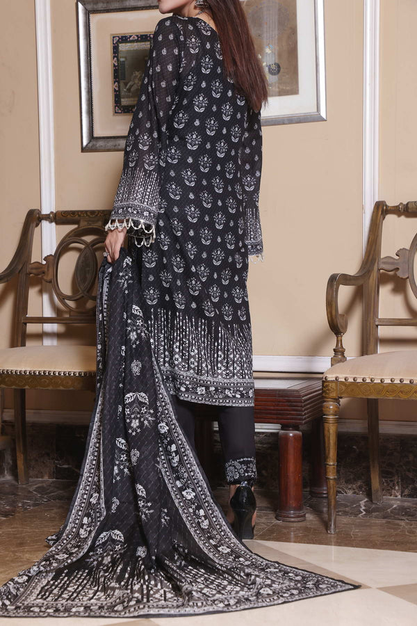 Misri Black Series D-01 - filled with unique prints for the going trend.