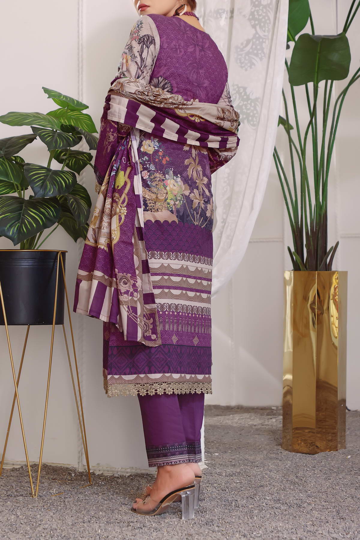 Aiza Emb Collection is the statement portraying perfect embellishments in vibrant colors.